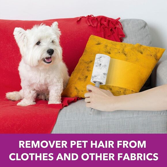 Lint Rollers for Pet Hair Extra Sticky, 555 Sheets Mega Value Set Lint Roller... - Picture 3 of 6